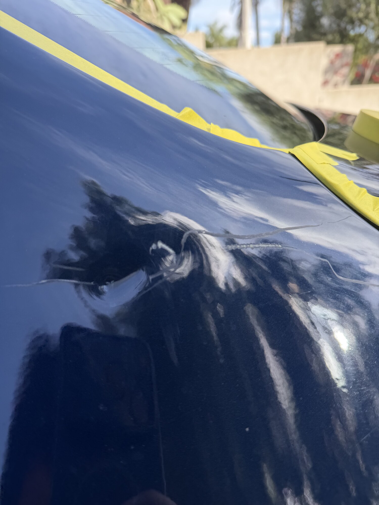 Mercedes-Benz rear quarter dent and paint repair — after
